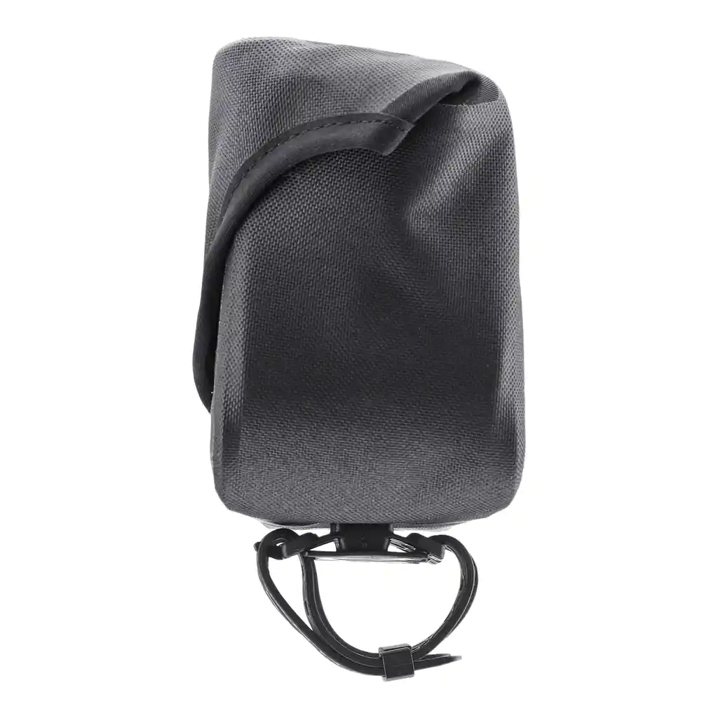 ORTLIEB Fuel-Pack Black Matt Top Tube Bag, Seitenansicht, bei Bag-Age