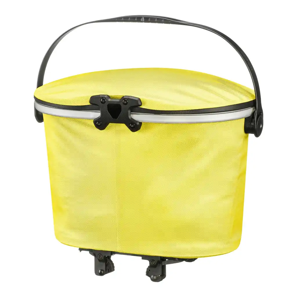 ORTLIEB Up-Town Rack Lemon Sorbet Rack-Top Basket, Rückansicht, bei Bag-Age
