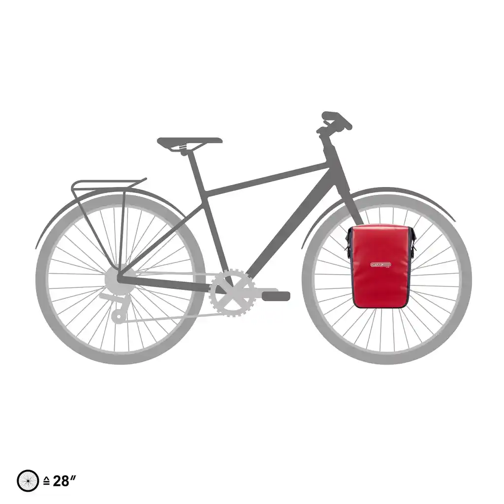 ORTLIEB Sport-Roller Core Red Fahrradtasche, Produktbild, bei Bag-Age