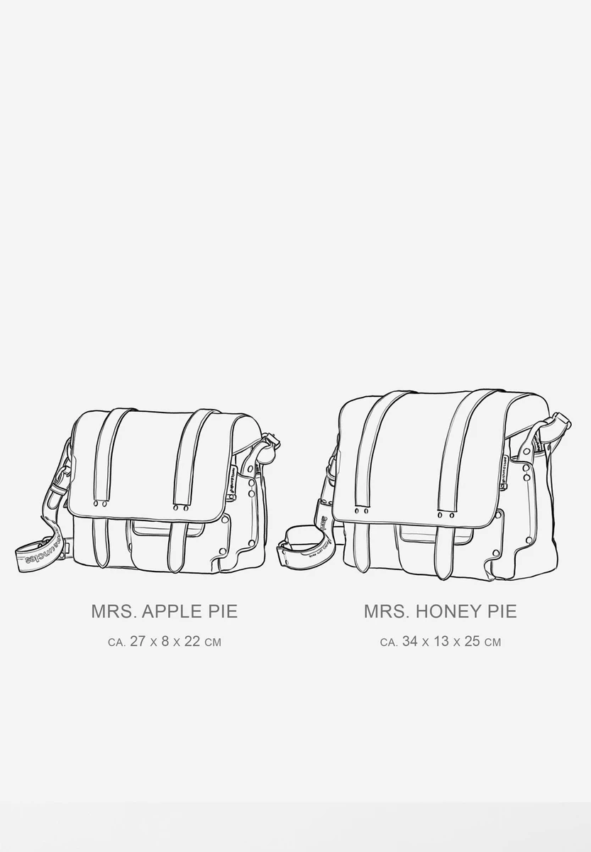 aunts & uncles Miss Applepie Black Smoke Tasche, Produktbild, bei Bag-Age Berlin kaufen
