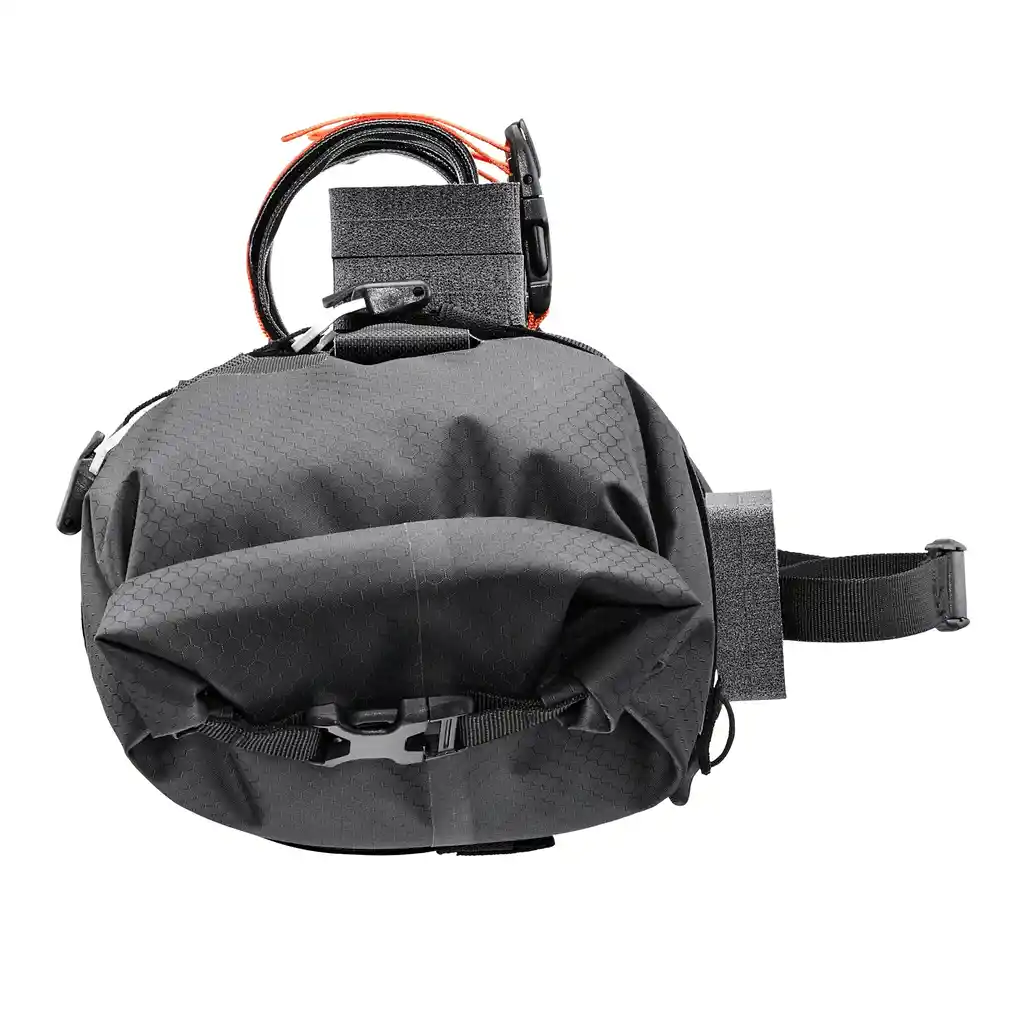 ORTLIEB Handlebar-Pack Black Matt Lenkertasche, Seitenansicht, bei Bag-Age