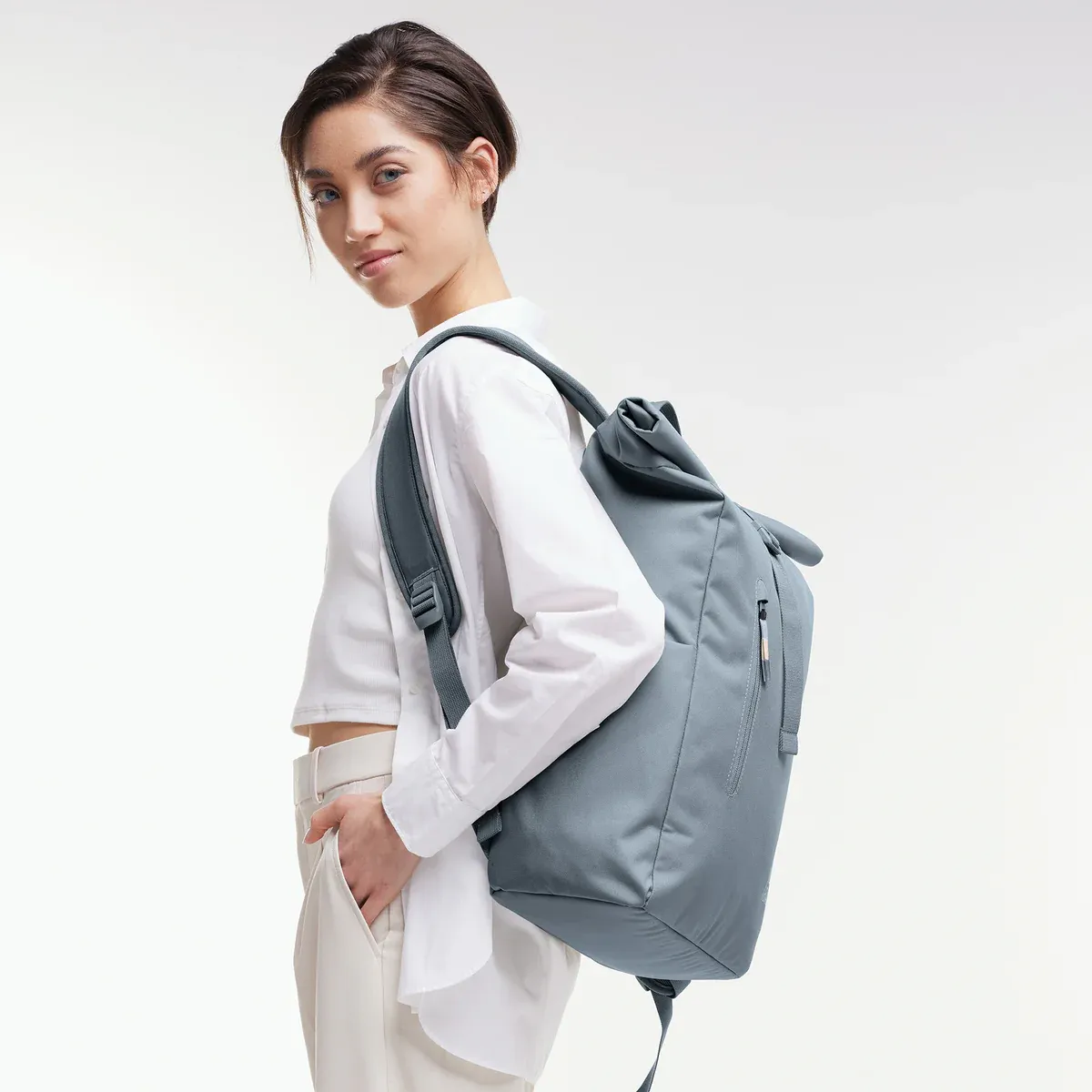 GOT BAG Rolltop Easy Marlin Monochrome – Lifestyle-Foto 4 | nachhaltig | Bag-Age