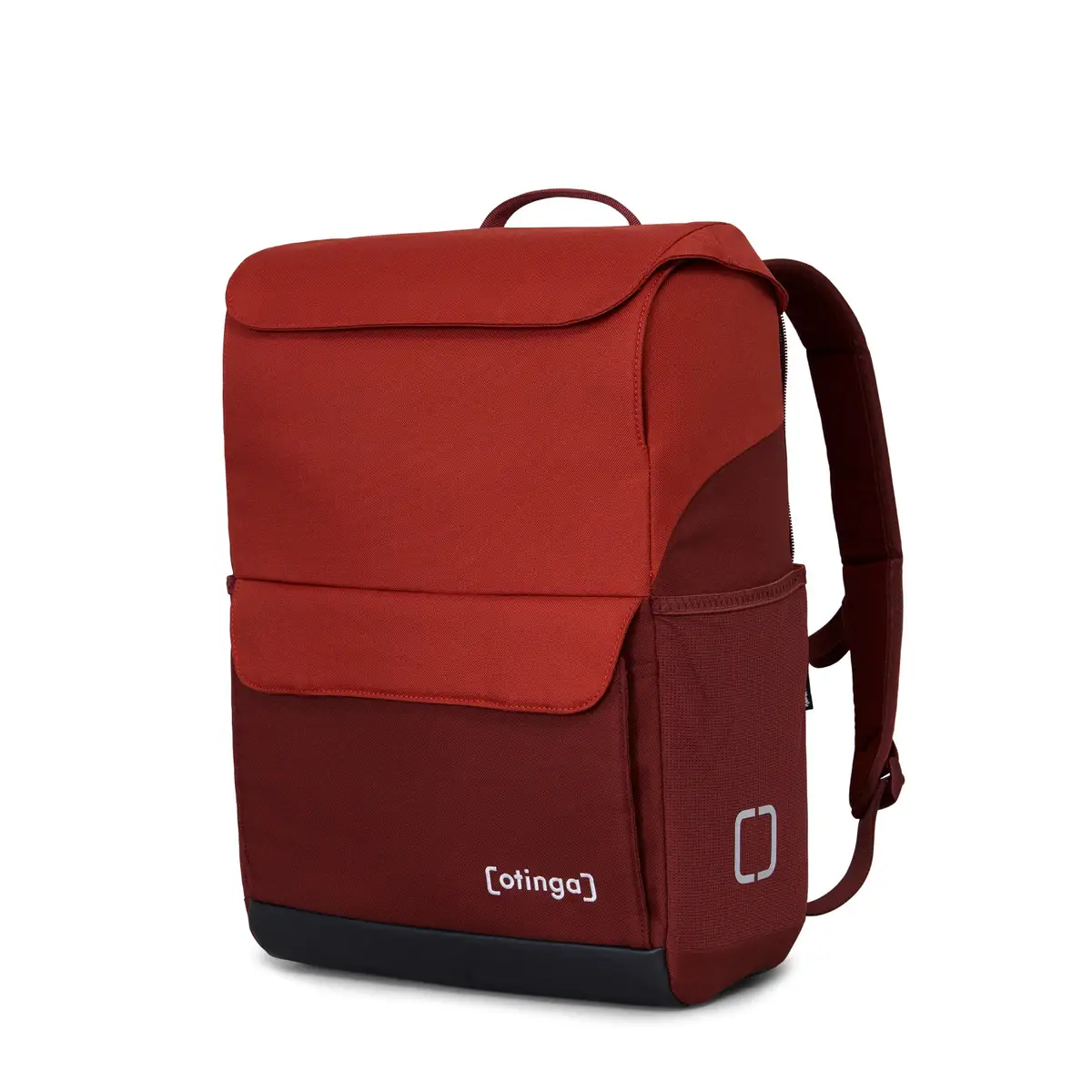 otinga Flip Move vulkan-rot, Volumen 19L, 2-in-1 Fahrradtasche und Rucksack, Fair-Trade-zertifiziert.