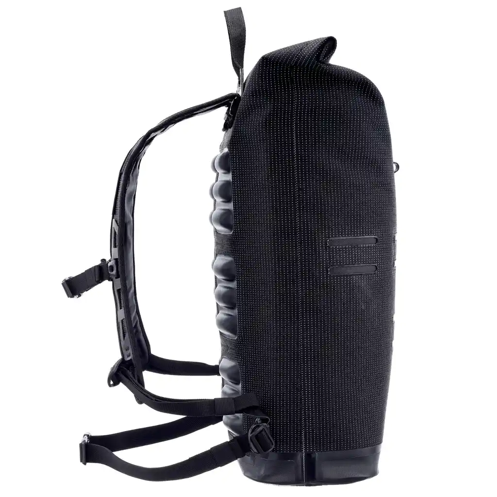ORTLIEB Vario Lite Petrol Convertible Backpack Pannier, Seitenansicht, bei Bag-Age