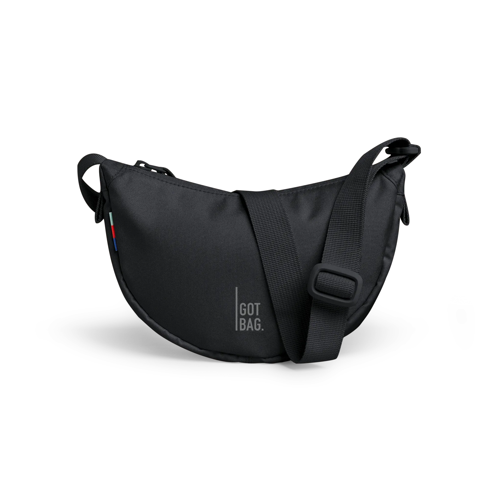 GOT BAG Moon Bag Mini Black Monochrome – Vorderansicht | nachhaltig | Bag-Age