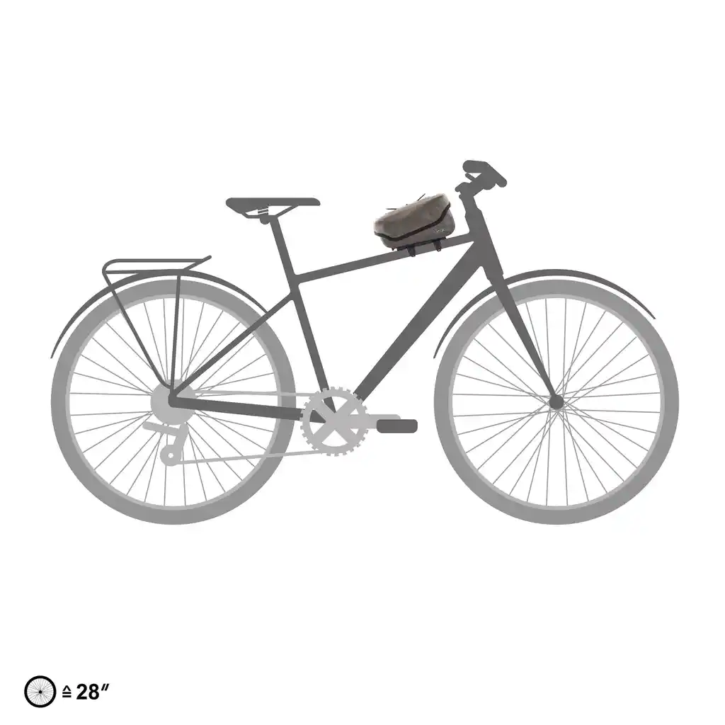ORTLIEB Toptube-Bag Dark Sand Top Tube Bag, Produktbild, bei Bag-Age
