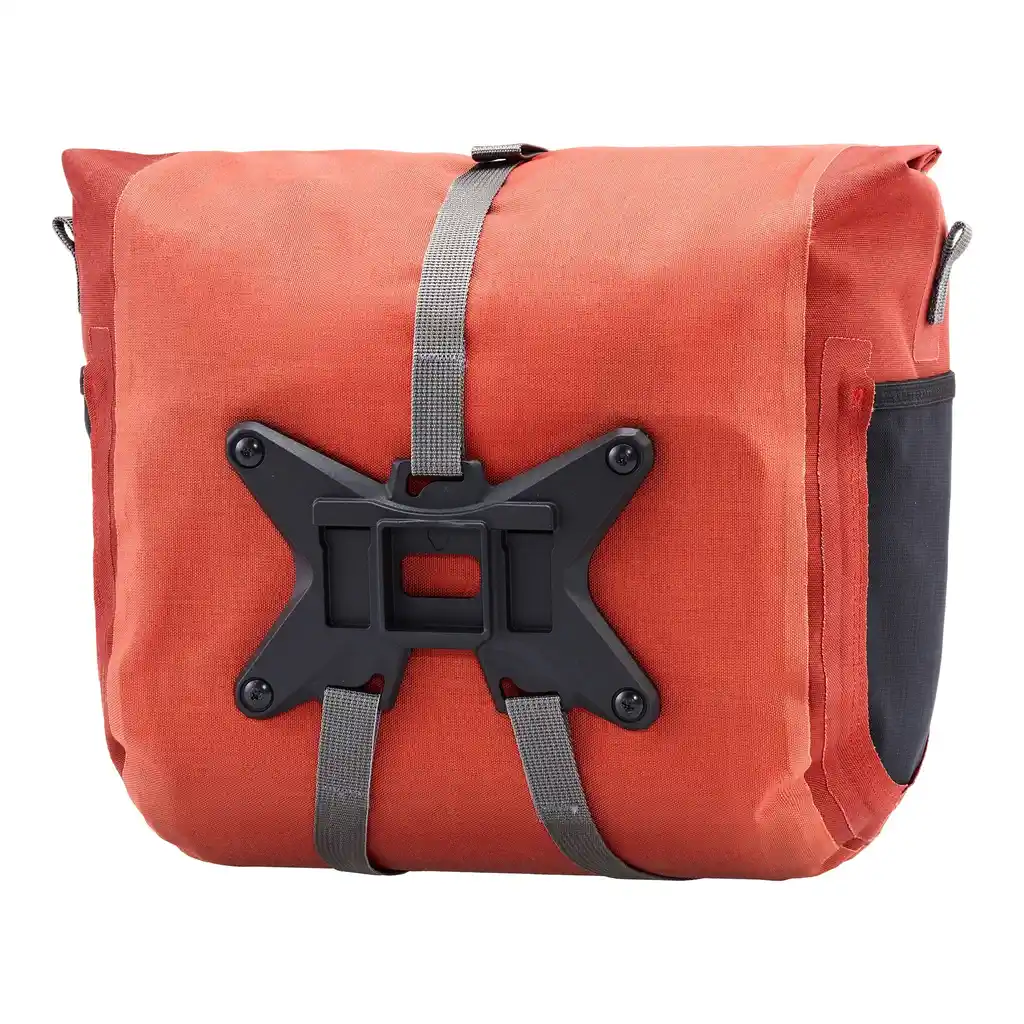 ORTLIEB Handlebar-Pack Plus Dark Chili Lenkertasche, Rückansicht, bei Bag-Age