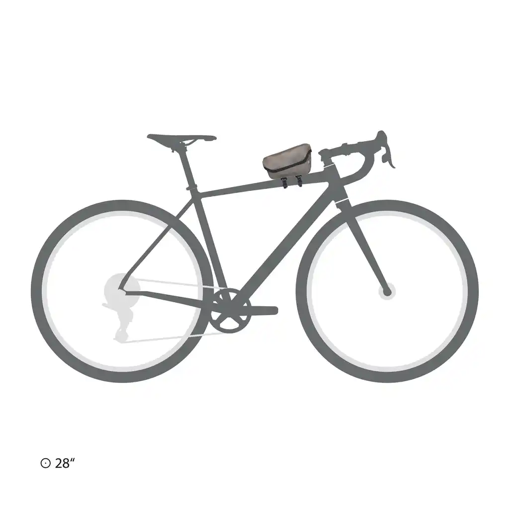 ORTLIEB Fuel-Pack Dark Sand Top Tube Bag, Produktbild, bei Bag-Age