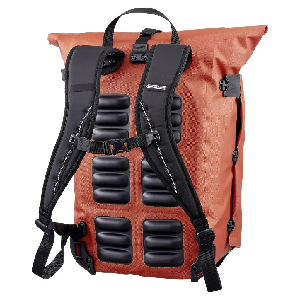 ORTLIEB Vario 26L Rooibos Convertible Backpack Pannier, Rückansicht, bei Bag-Age