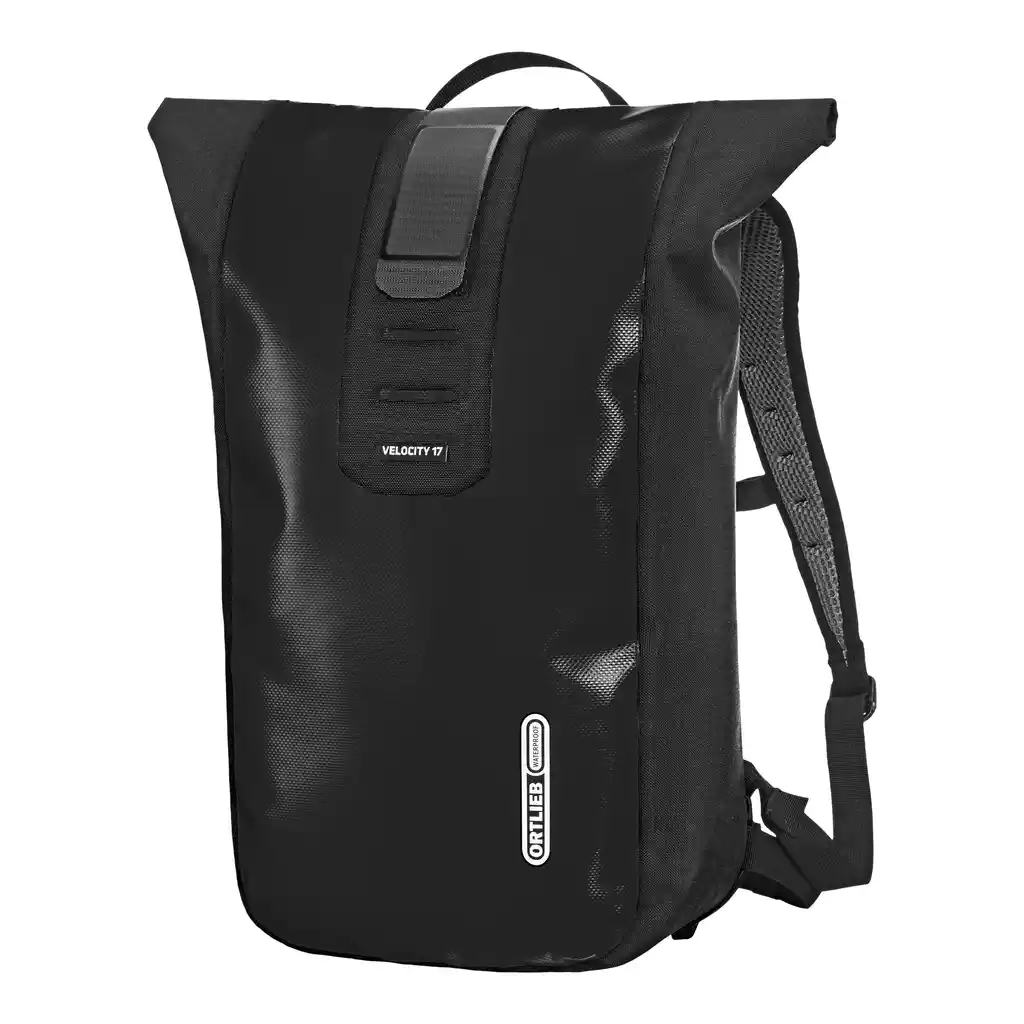 ORTLIEB Velocity Black Rucksack, Vorderansicht, bei Bag-Age