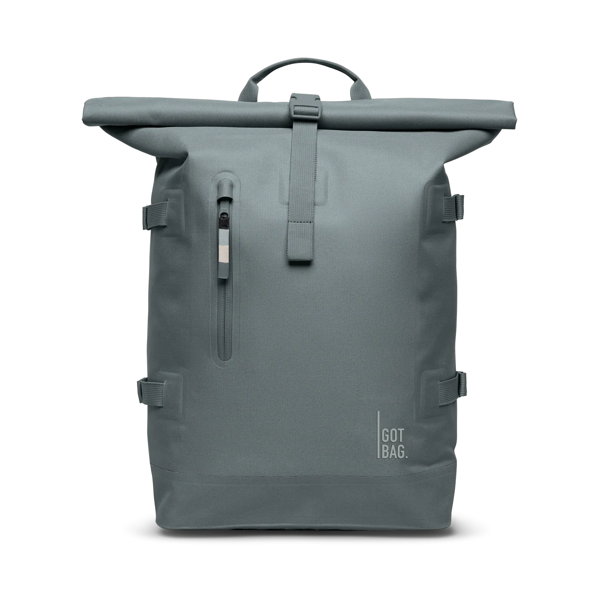 GOT BAG Rolltop 2.0 Basalt Monochrome – Vorderansicht | nachhaltig | Bag-Age