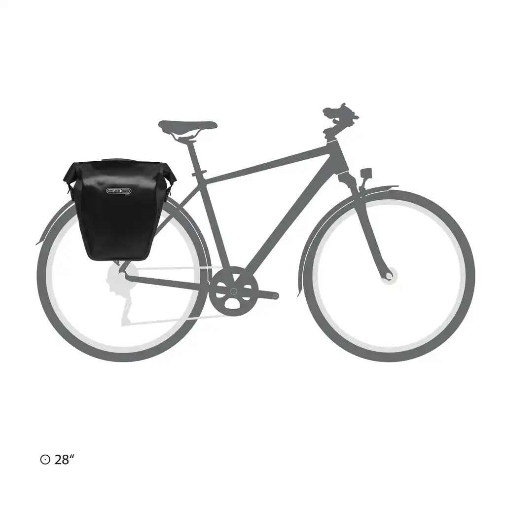 ORTLIEB Back-Roller Core Black Fahrradtasche, Produktbild, bei Bag-Age