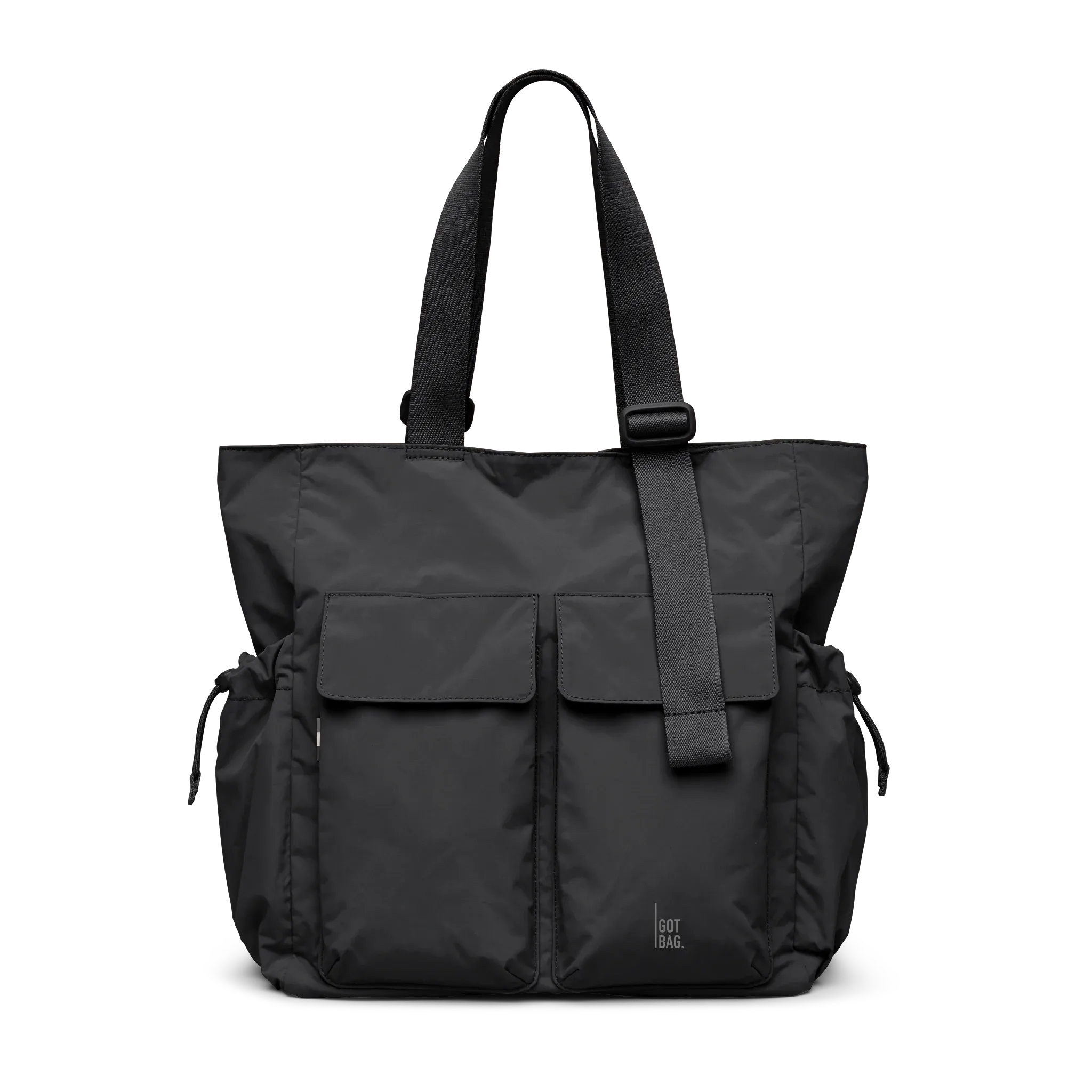 GOT BAG Mellow Tote Bag Black Monochrome – Vorderansicht 1 | nachhaltig | Bag-Age