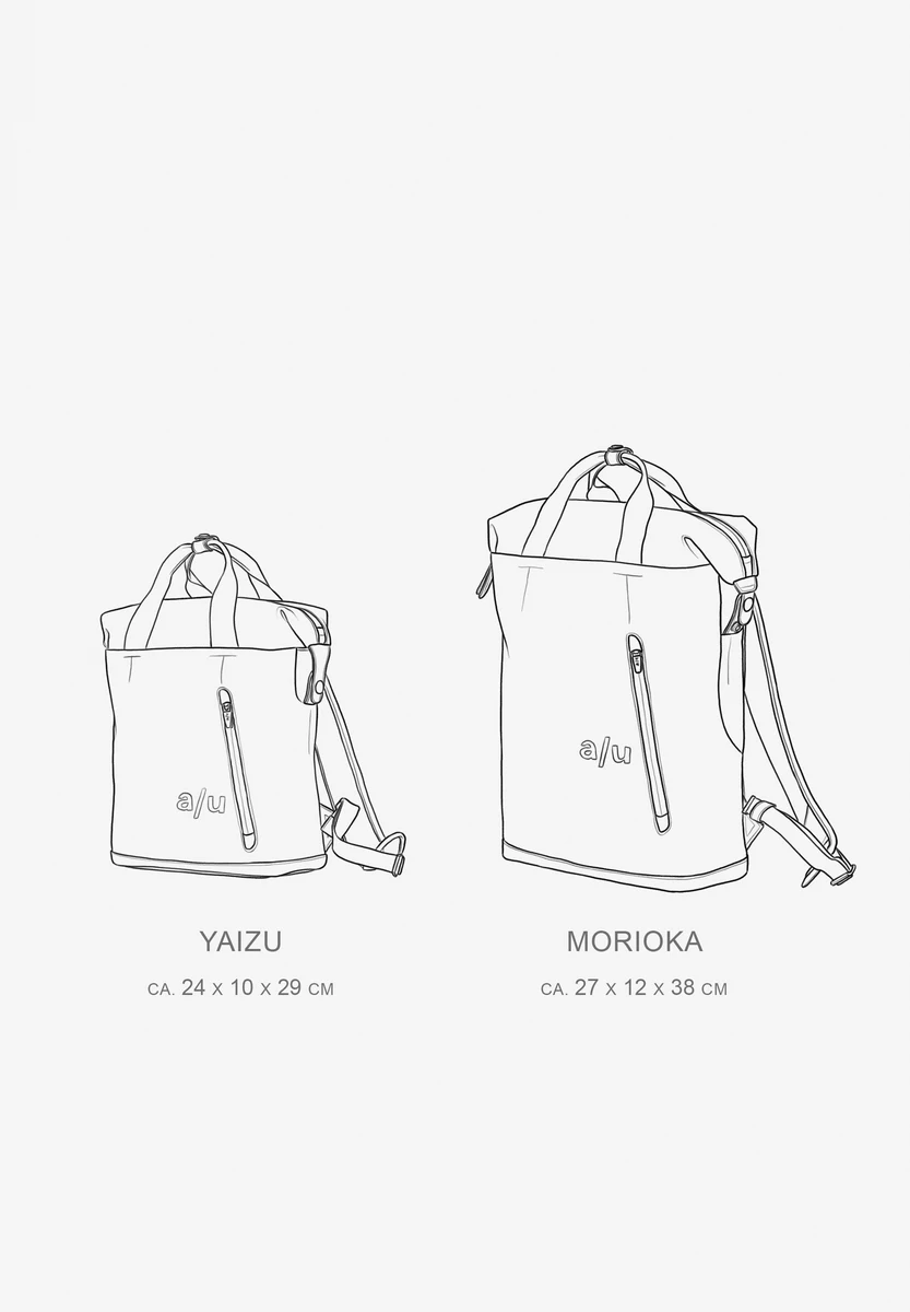 aunts & uncles Morioka Gravity Grey Tasche, Rückansicht, bei Bag-Age Berlin kaufen