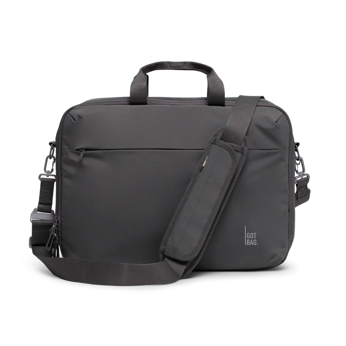 GOT BAG Commuter Bag Shark Monochrome – Vorderansicht 2 | nachhaltig | Bag-Age