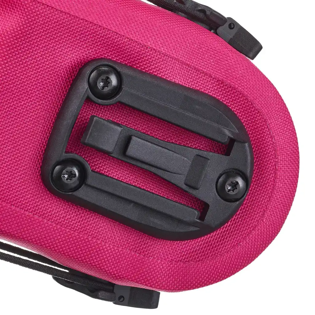 ORTLIEB Micro-Bag Cyber Pink Satteltasche, Detailansicht, bei Bag-Age