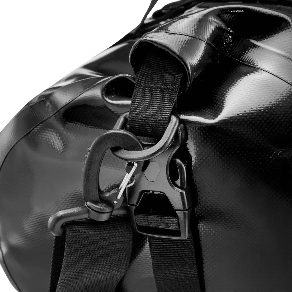 ORTLIEB Rack-Pack Black Travel Duffel / Rack-Pack, Detailansicht, bei Bag-Age
