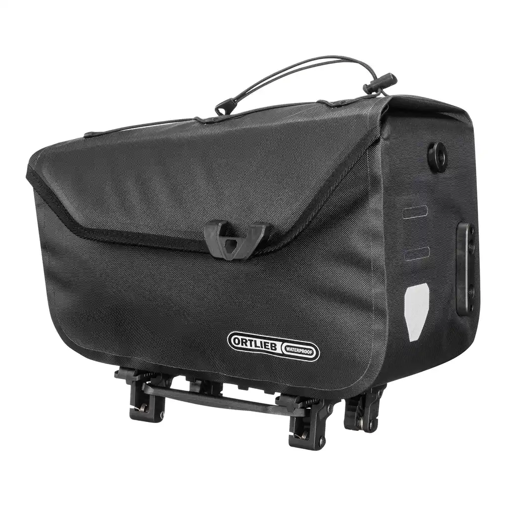 ORTLIEB Trunk-Bag Black Rack-Top Bag, Rückansicht, bei Bag-Age