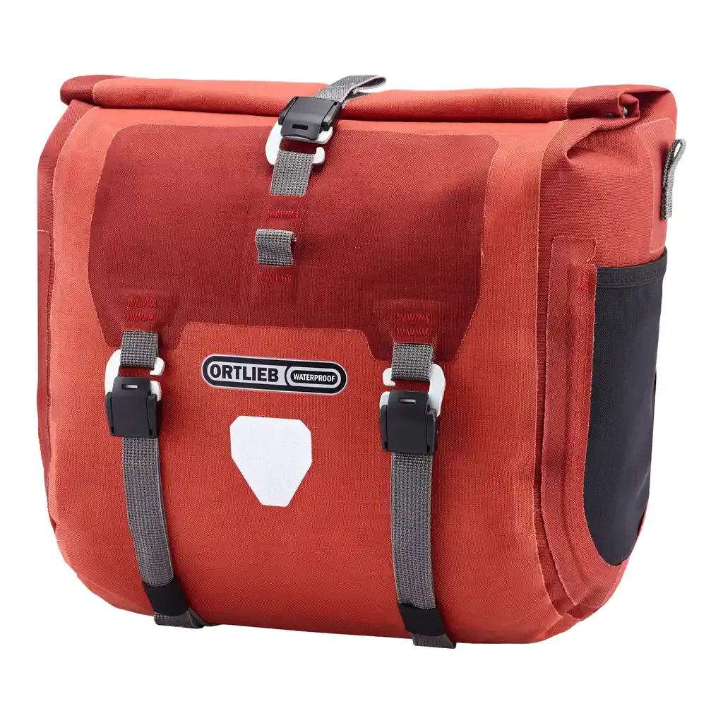 ORTLIEB Handlebar-Pack Plus Dark Chili Lenkertasche, Vorderansicht, bei Bag-Age
