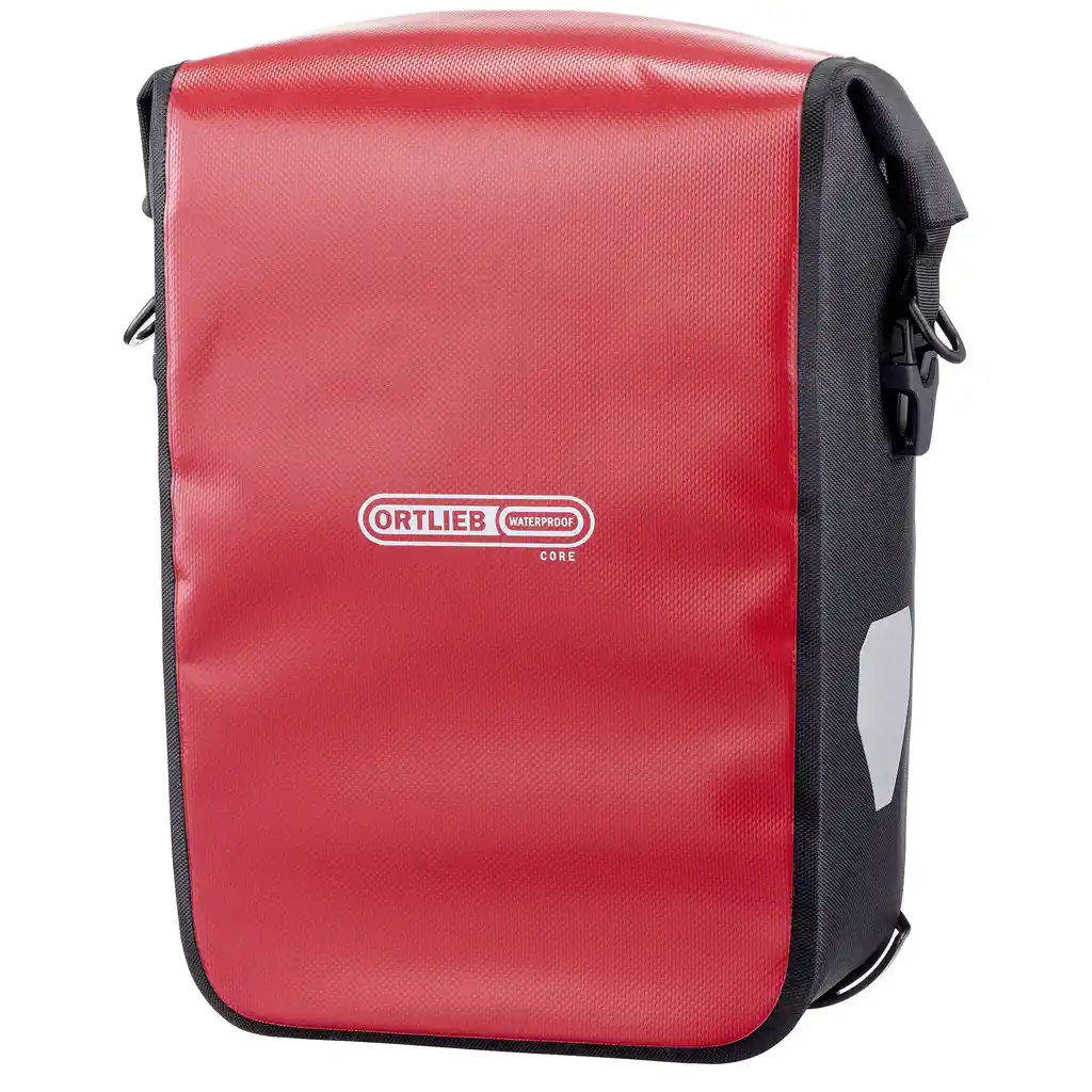 ORTLIEB Sport-Roller Core Red Fahrradtasche, Vorderansicht, bei Bag-Age
