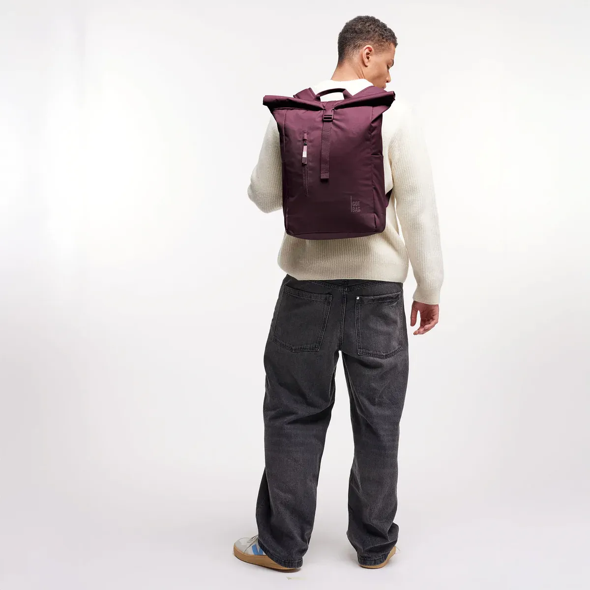 GOT BAG Rolltop Easy Kraken Monochrome – Lifestyle-Foto 1 | nachhaltig | Bag-Age