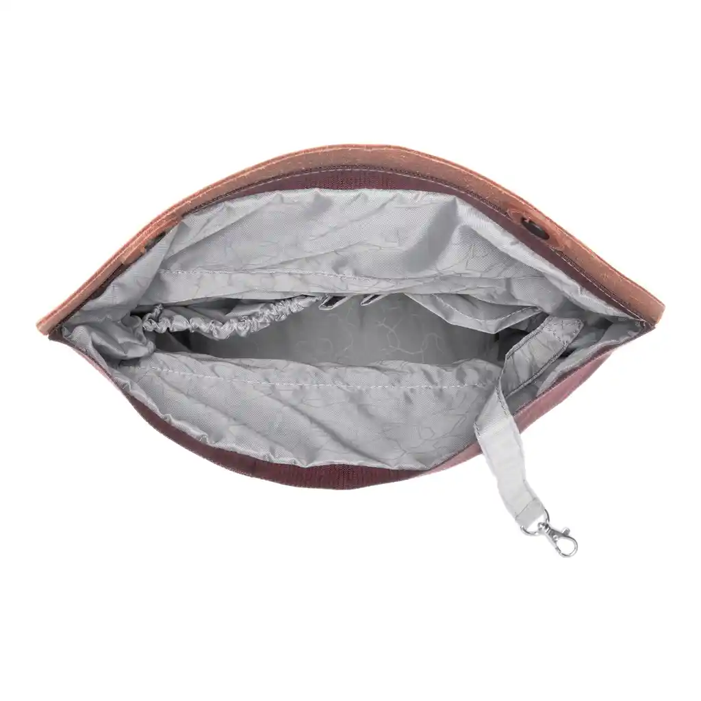 ORTLIEB Barista Urban Ash Rose Lenkertasche, Innenansicht, bei Bag-Age