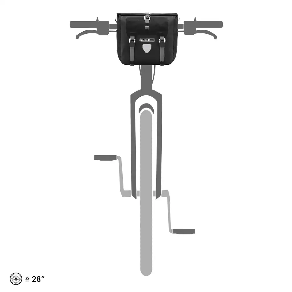 ORTLIEB Handlebar-Pack Plus Black Lenkertasche, Produktbild, bei Bag-Age