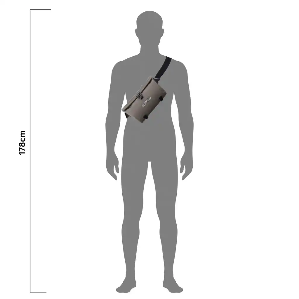 ORTLIEB Velo-Sling Dark Sand Handlebar / Sling Bag, Produktbild, bei Bag-Age