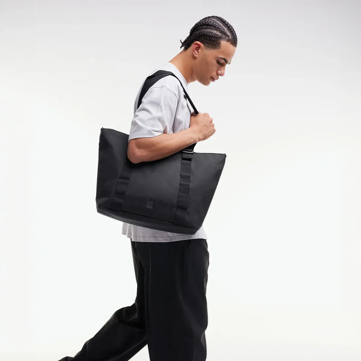 GOT BAG Tote Bag Black Monochrome – Lifestyle-Foto 2 | nachhaltig | Bag-Age
