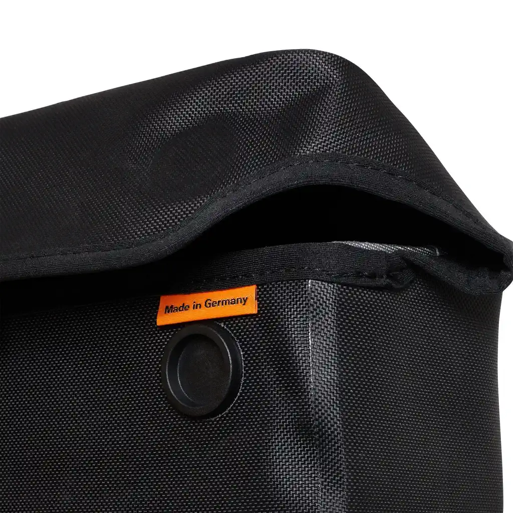 ORTLIEB Toptube-Bag Black Top Tube Bag, Detailansicht, bei Bag-Age