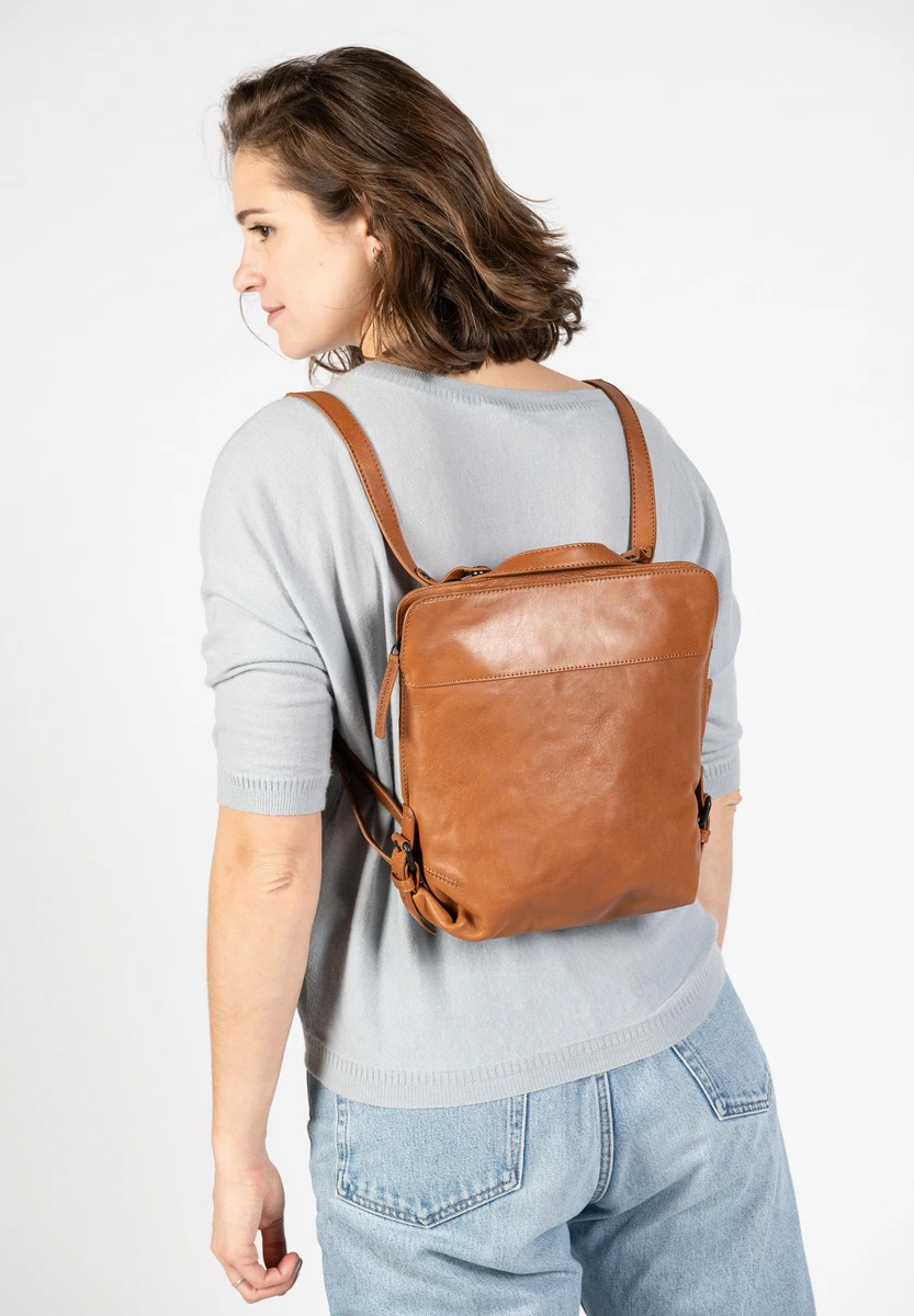 aunts & uncles Mrs. Crumble Cookie Caramel Tasche, Rückansicht, bei Bag-Age Berlin kaufen