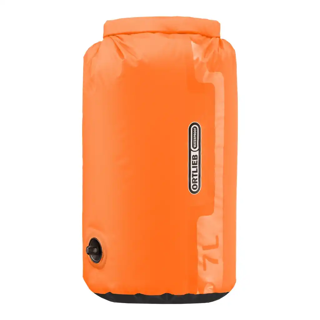 ORTLIEB Dry-Bag Light Valve Orange Dry Bag / Packing Sack, Vorderansicht, bei Bag-Age