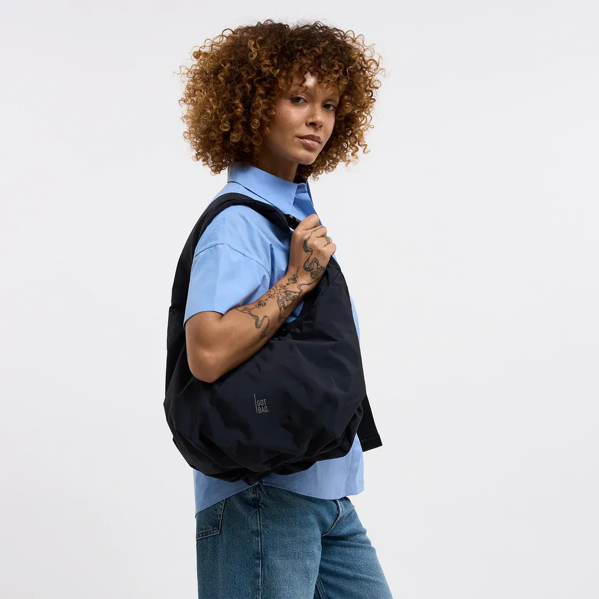 GOT BAG Full Moon Bag Black Monochrome – Lifestyle-Foto 1 | nachhaltig | Bag-Age