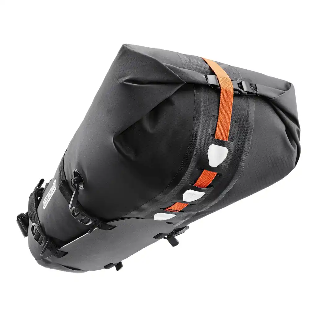 ORTLIEB Seat-Pack QR Black Matt Satteltasche, Rückansicht, bei Bag-Age