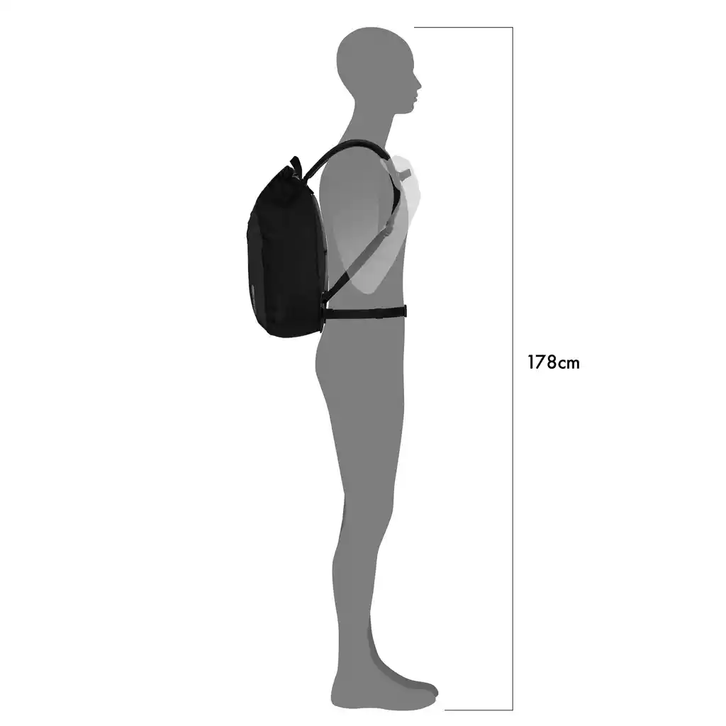ORTLIEB Velocity Black Rucksack, Produktbild, bei Bag-Age