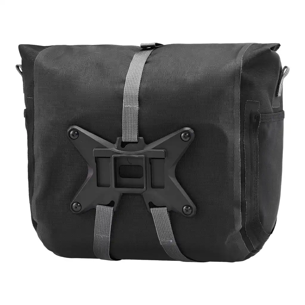 ORTLIEB Handlebar-Pack Plus Black Lenkertasche, Rückansicht, bei Bag-Age