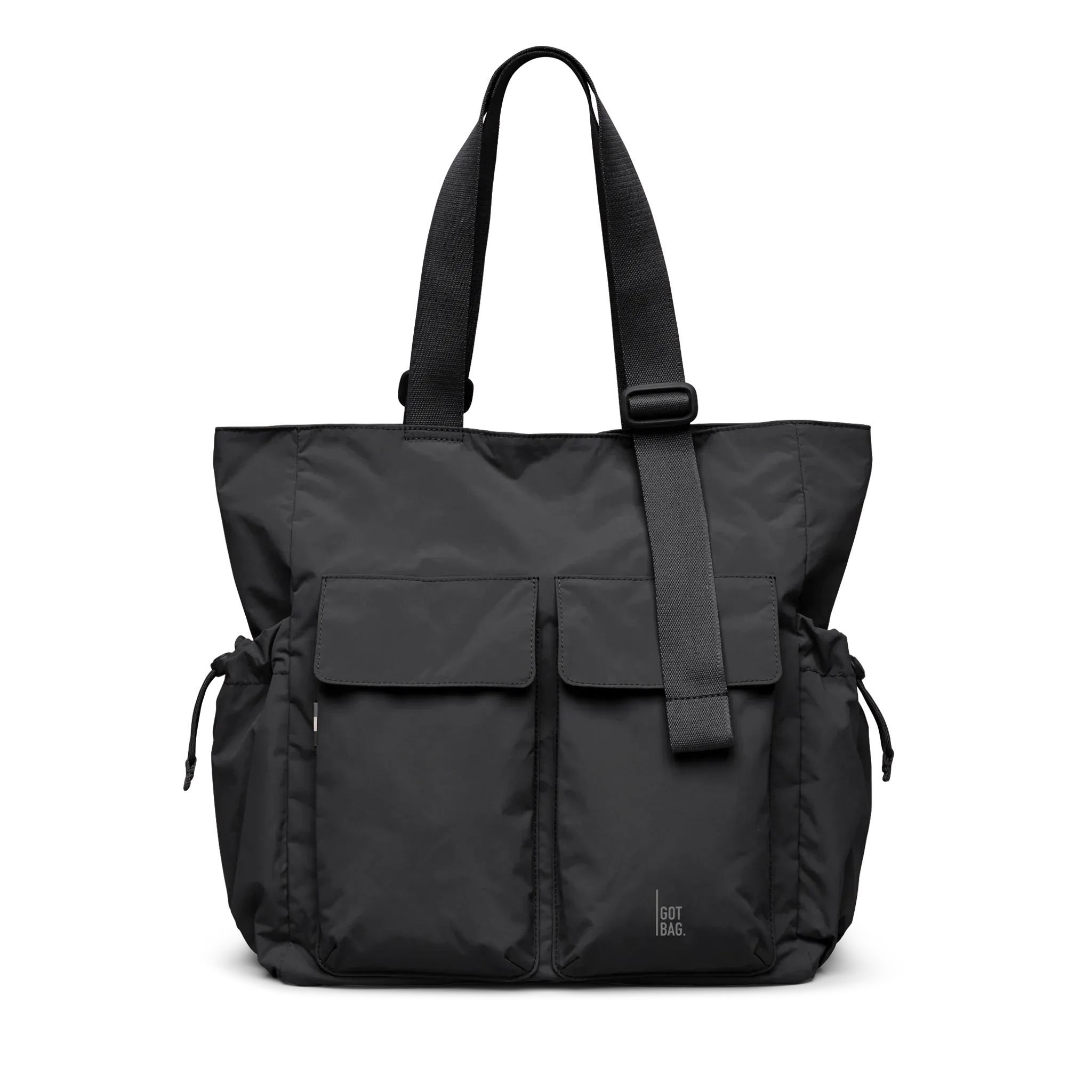 GOT BAG Mellow Tote Bag Black Monochrome – Vorderansicht 2 | nachhaltig | Bag-Age