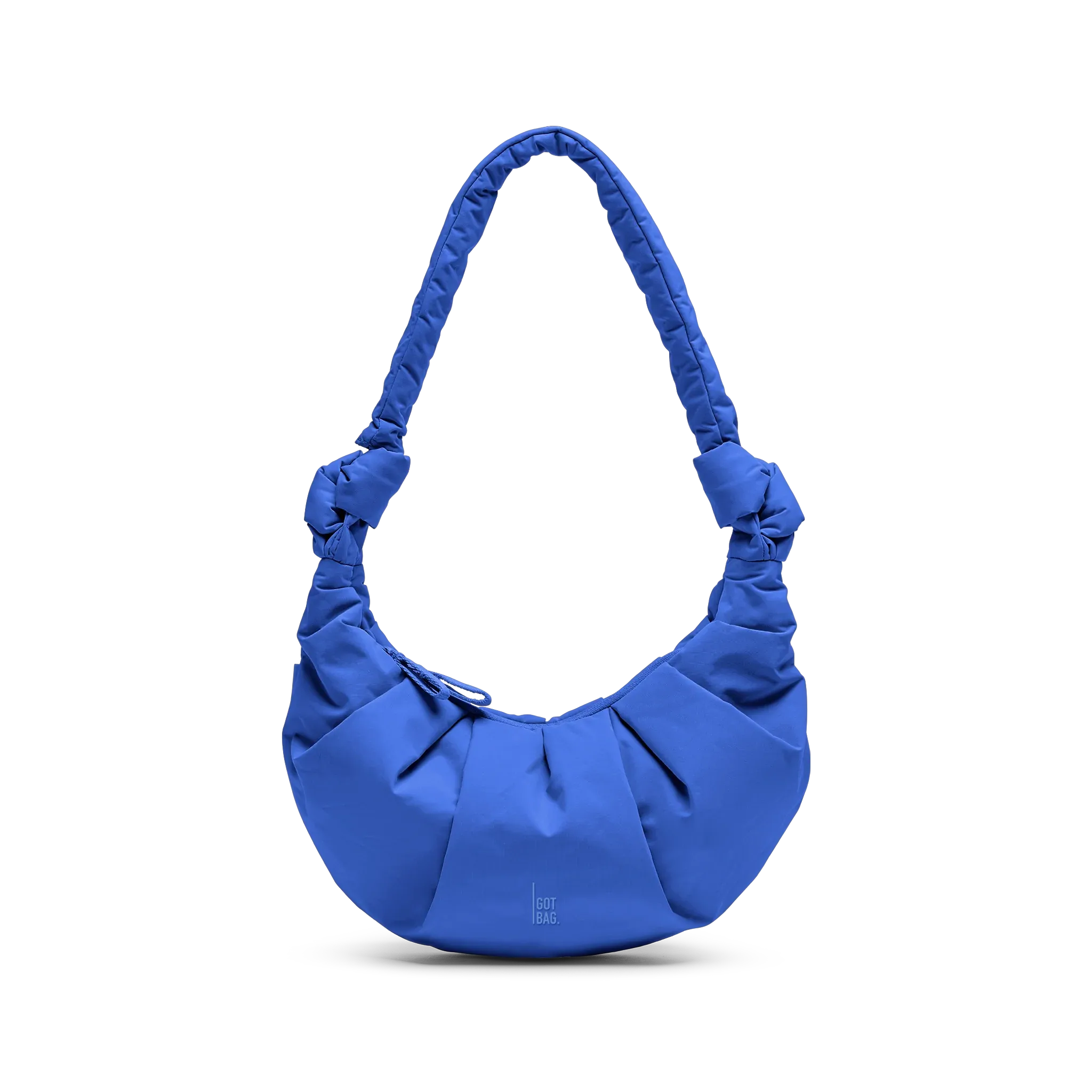 GOT BAG Pleat Moon Bag Small Cobalt Monochrome – Vorderansicht | nachhaltig | Bag-Age