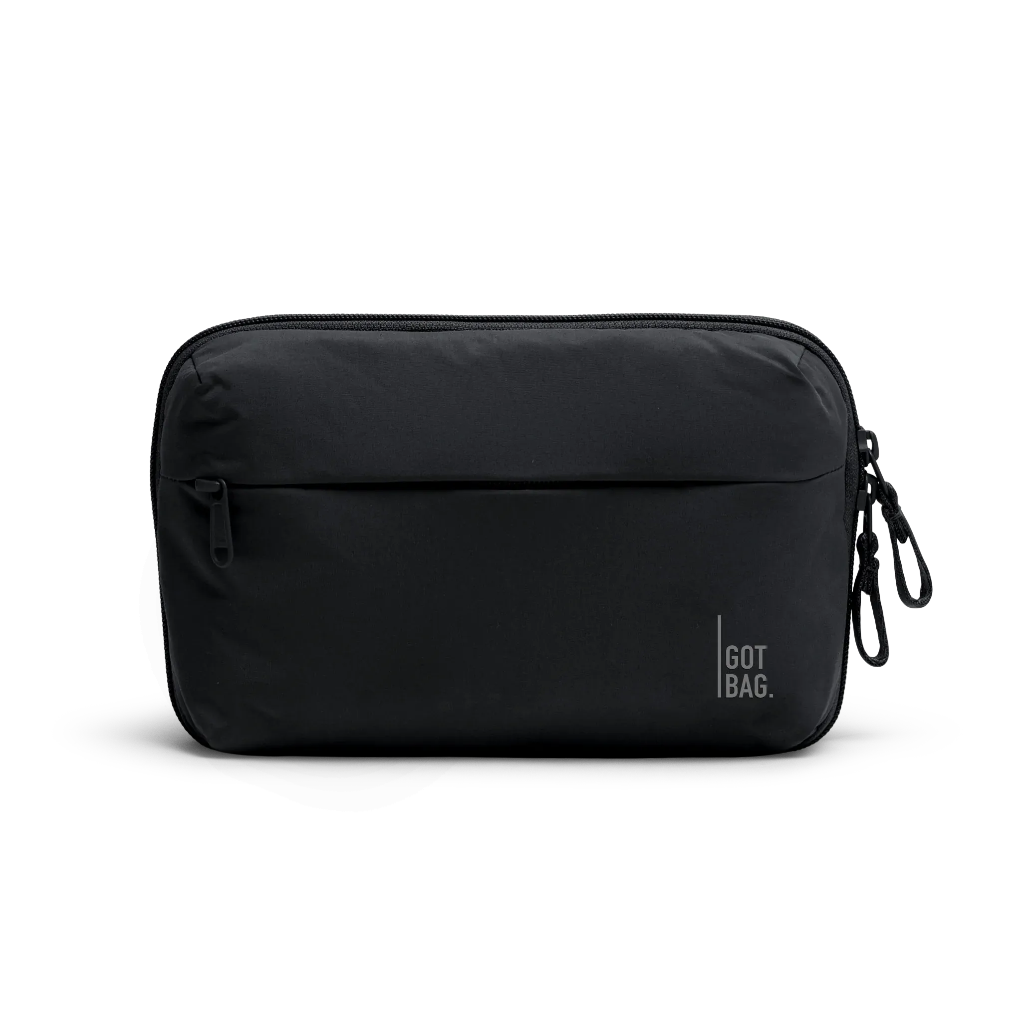 GOT BAG Commuter Tech Pouch Black Monochrome – Vorderansicht 1 | nachhaltig | Bag-Age