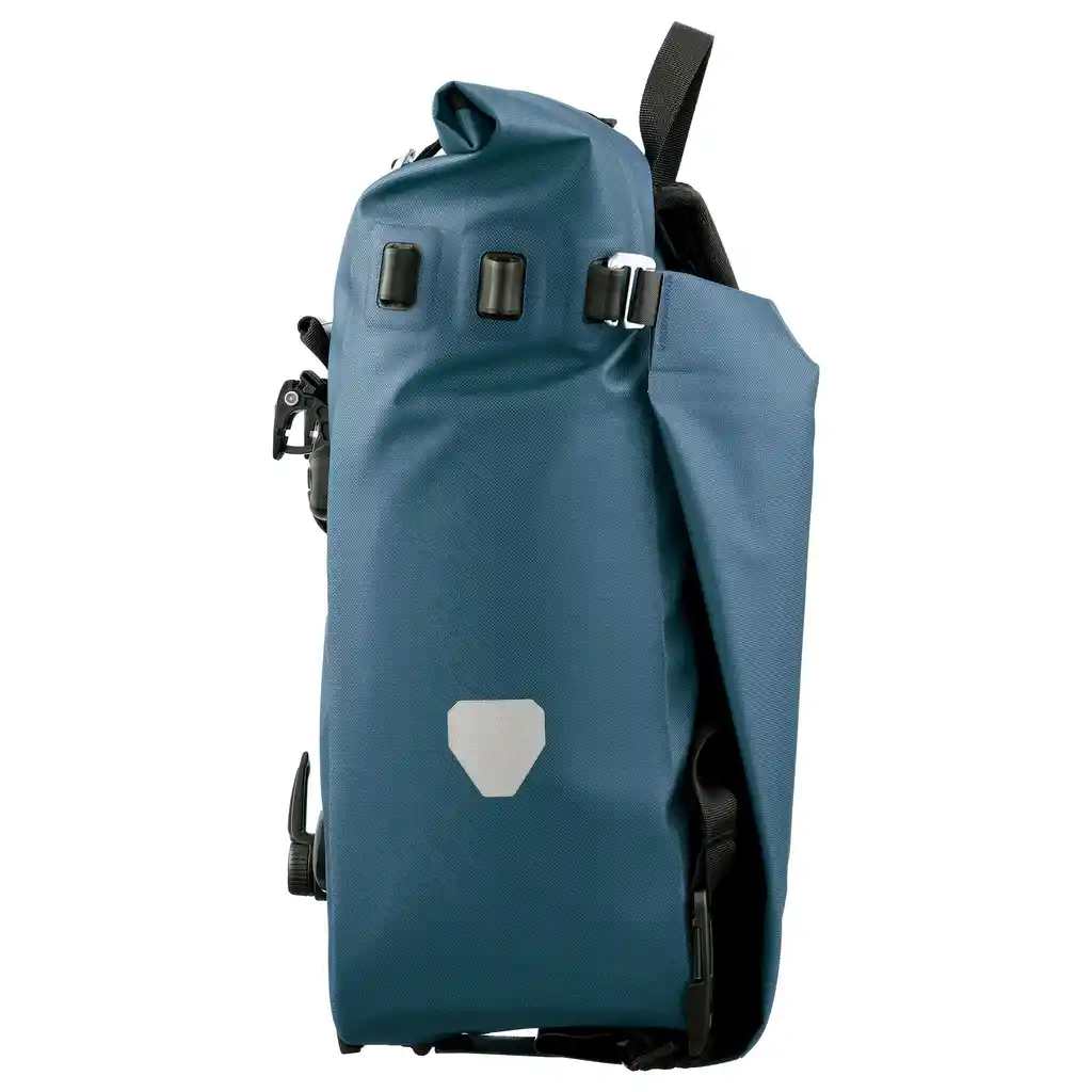 ORTLIEB Vario 20L Petrol Convertible Backpack Pannier, Seitenansicht, bei Bag-Age