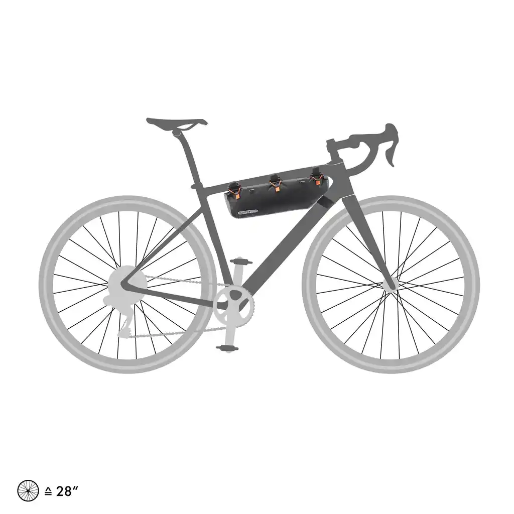 ORTLIEB Frame-Pack RC Toptube Black Matt Rahmentasche, Produktbild, bei Bag-Age