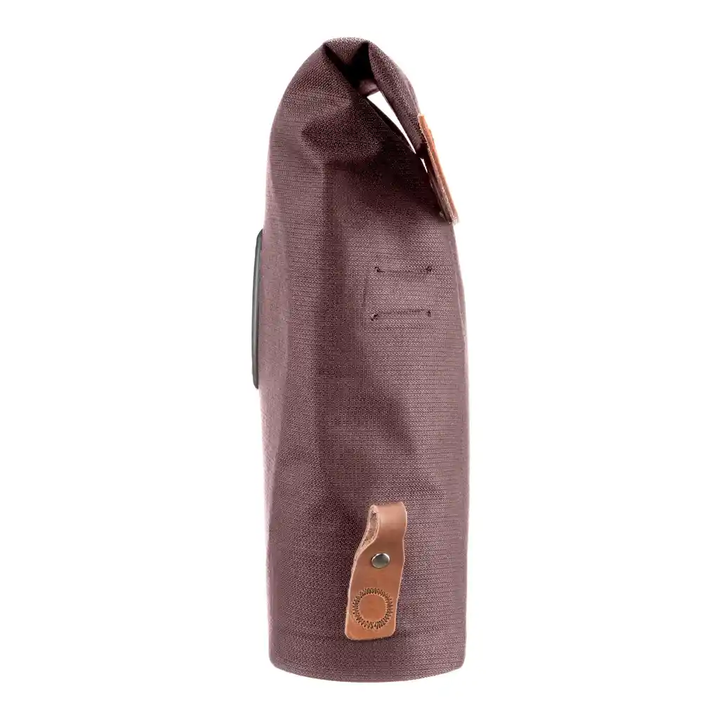 ORTLIEB Barista Urban Ash Rose Lenkertasche, Seitenansicht, bei Bag-Age