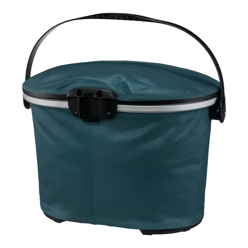 ORTLIEB Up-Town Petrol Bike Basket, Rückansicht, bei Bag-Age