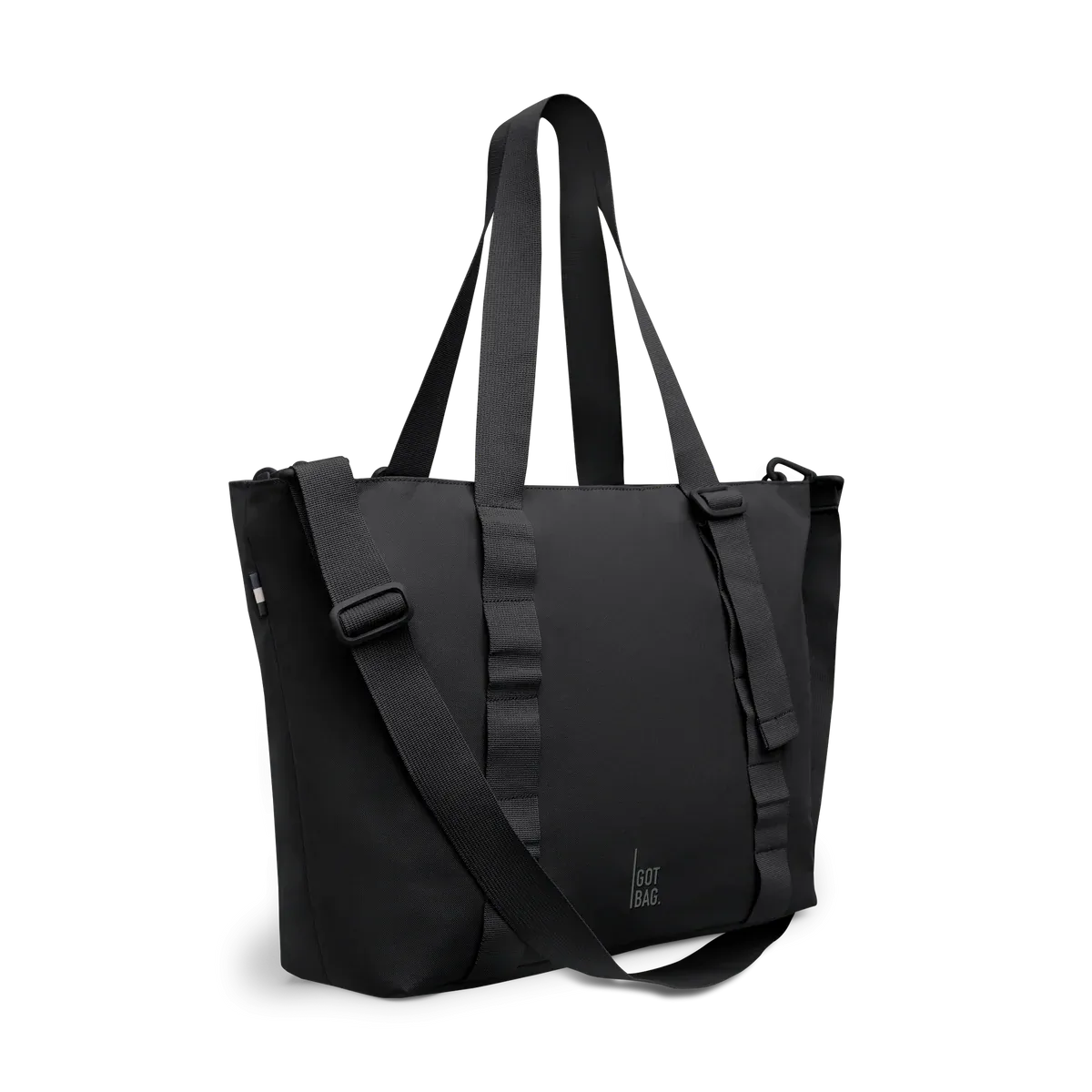 GOT BAG Tote Bag Black Monochrome – Vorderansicht 2 | nachhaltig | Bag-Age