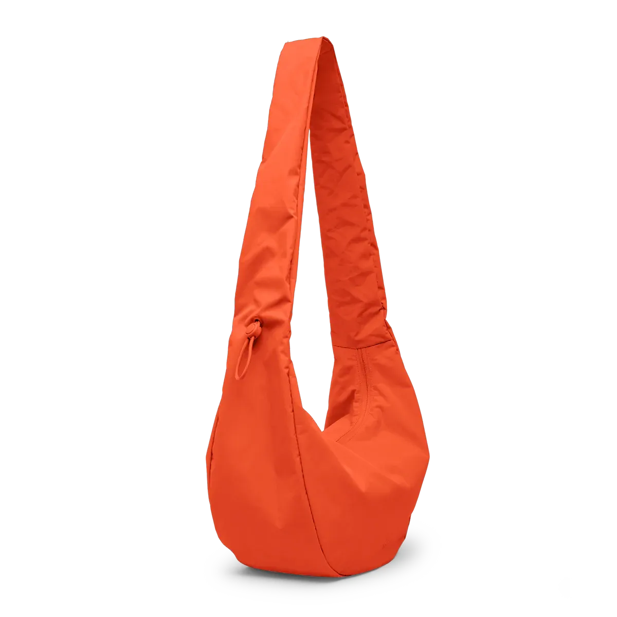 GOT BAG Moon Bag Ruffle Vichy Hot Coral Monochrome – Studiofoto 2 | nachhaltig | Bag-Age
