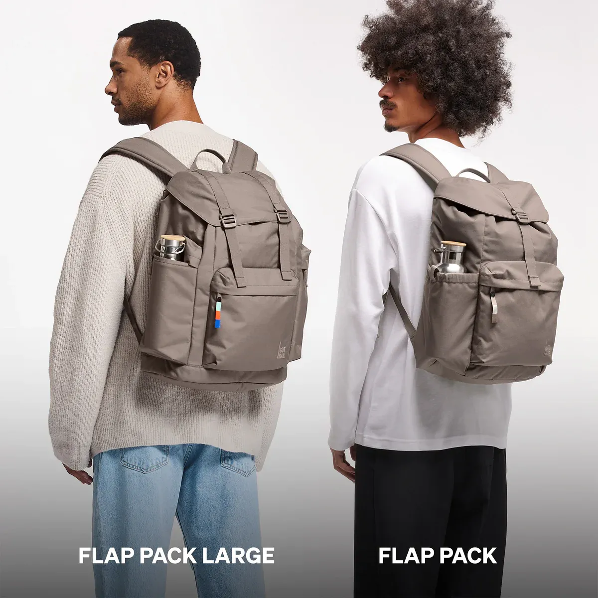 GOT BAG Flap Pack Large Oyster – Lifestyle-Foto 1 | nachhaltig | Bag-Age