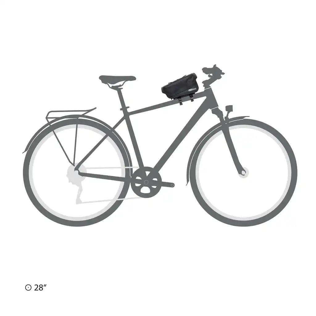 ORTLIEB Toptube-Bag Black Top Tube Bag, Produktbild, bei Bag-Age