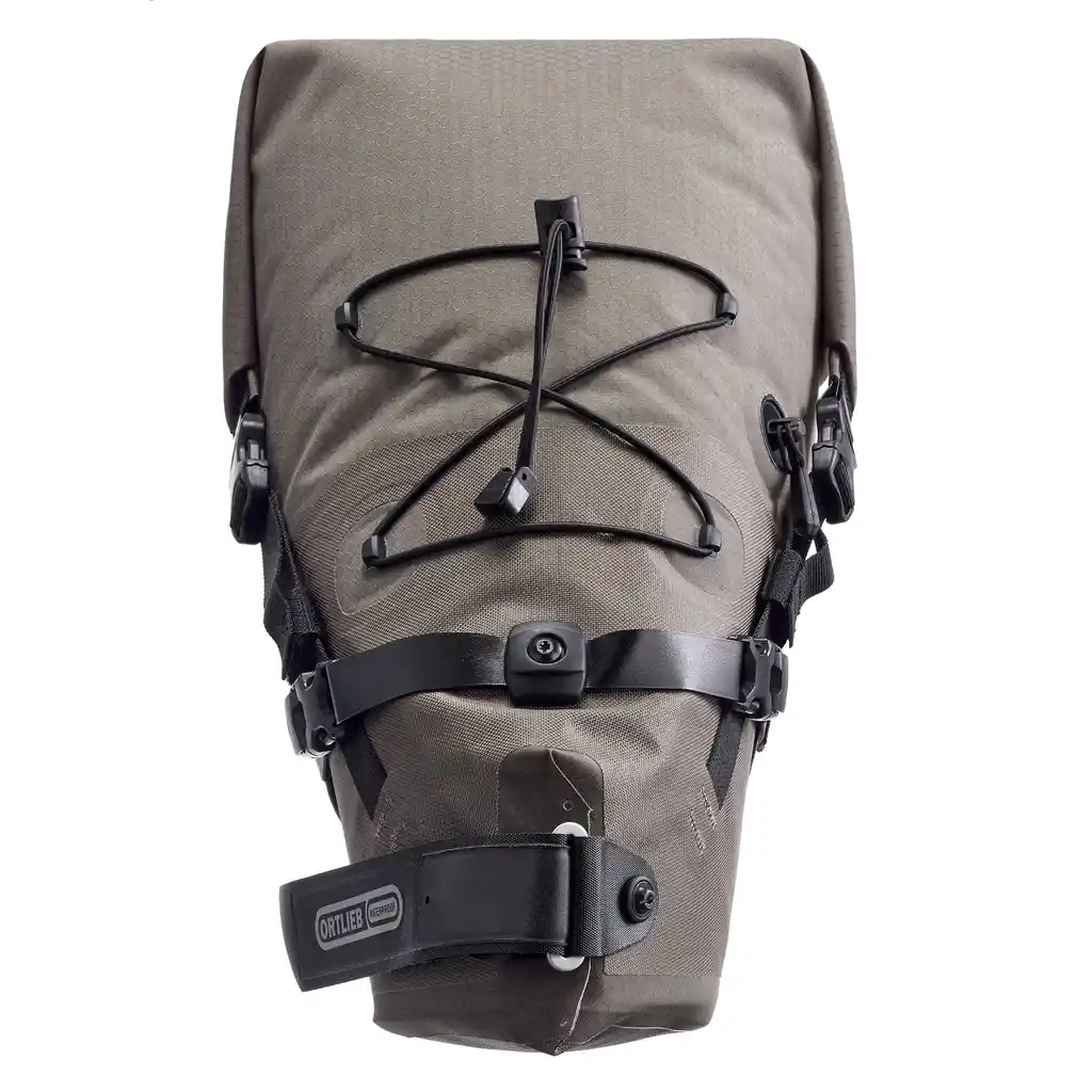 ORTLIEB Seat-Pack Dark Sand Satteltasche, Seitenansicht, bei Bag-Age