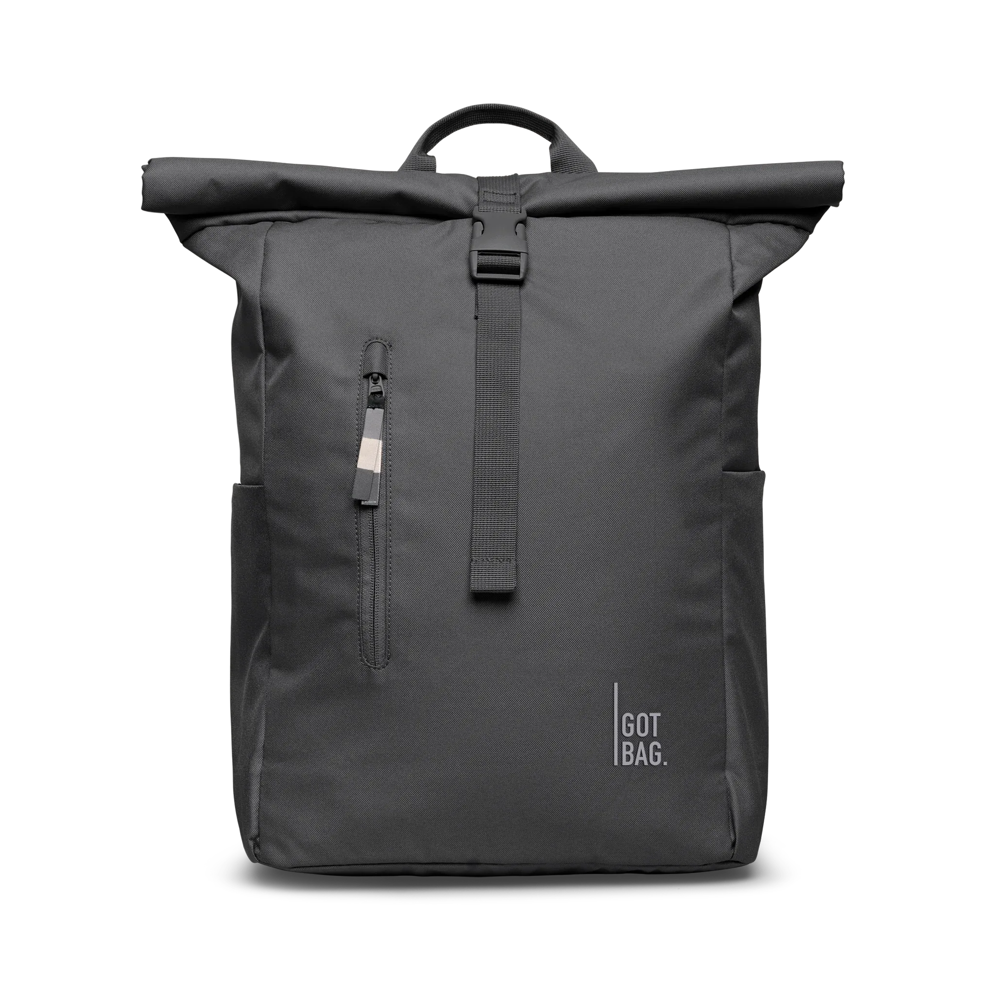 GOT BAG Rolltop Easy Shark Monochrome – Vorderansicht | nachhaltig | Bag-Age