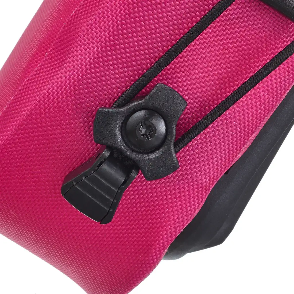ORTLIEB Micro-Bag Cyber Pink Satteltasche, Detailansicht, bei Bag-Age
